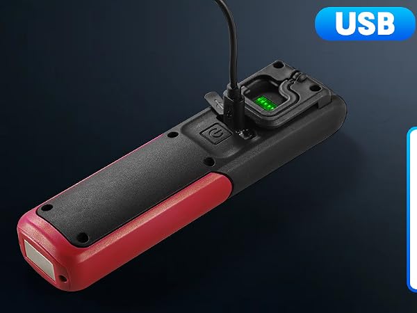 Rechargeable LED Work Light with Magnetic Base