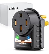Nilight 50 Amp RV Surge Protector 125V/6250W RV Surge Adapter Plug with LED Indicator 50 amp 3150...