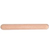 6Mm X 50Mm Dowel 6Mm X 50Mm Dowels Wood 50Pcs Cabinet Drawer Round Fluted Wooden Craft Dowel Pins...