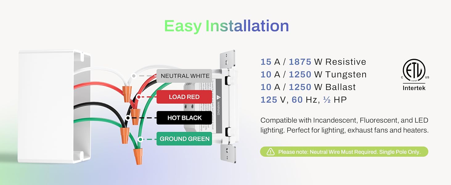 bathroom fan timer switch