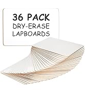 Shemira 36 Pack Dry Erase Boards, Small White Board, 12 x 9 Inches Double Sided Whiteboards for C...