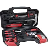 HANTINSTINA 39-Piece Household Tools Kit - Comprehensive and Essential Repair Set Tools for Colle...