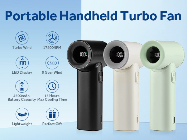 turbo handheld fan