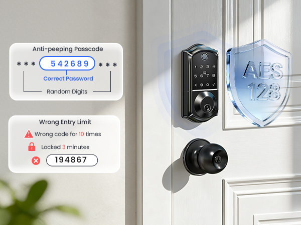 keyless entry door lock