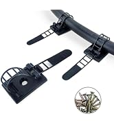 HS Under Desk Cable Management Clips Black with Screw Hole and 3M Tape (50 Pack),Large Adhesive E...