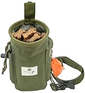 INSPECTOR TAIL Dog Treat Pouch for Training, Drawstring Bag, Hands Free | 2 Cup Tote, 4 Ways to W...