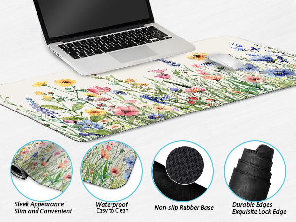 flower Large Desk Pad