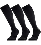 GRAPMKTG 3 Pack Softball Soccer Socks Baseball Football Socks for Youth Men and Women