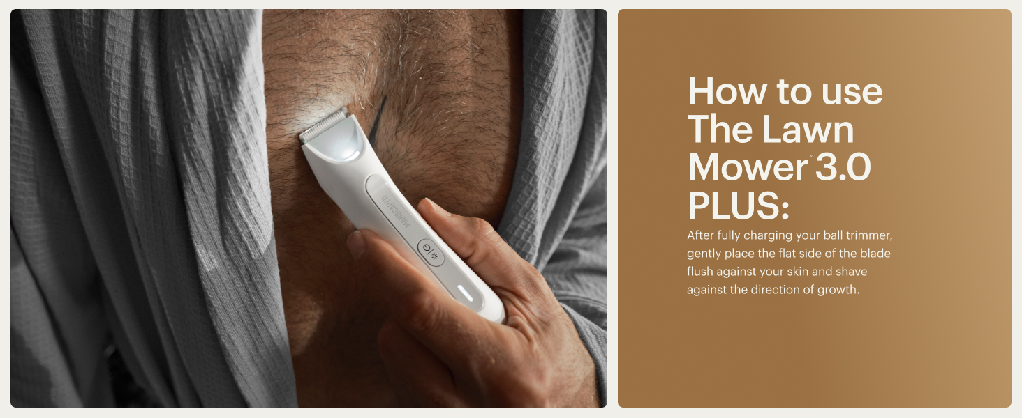 manscaped lawn mower groin bodyhair trimmer shaver