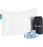 SUPA MODERN Cooling Bed Pillows for Sleeping 1 Pack Shredded Memory Foam Pillows Adjustable Cool ...