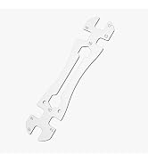 Vaasee Universal Thin Hub Cone Wrench, Cr-V Steel + Ni-Cr Plating Super Hard Bicycle Wheel Hub Ax...