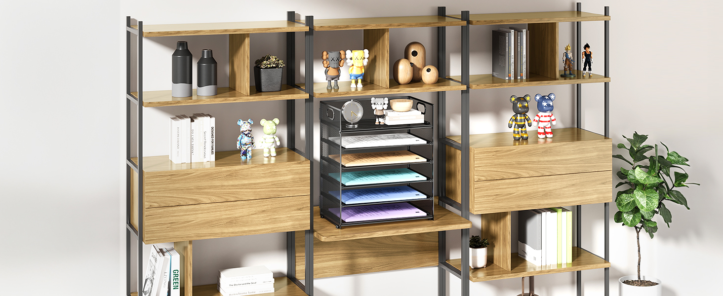 paper organizer tray on the shelf