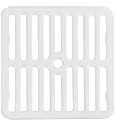 GSW Cast Iron Porcelain Floor Sink Top Grate with Ceramic Surface FS-TF, 9-?” x 9-?” x 1-¼” - Per...