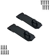 Door Hasp Padlock Latch, 5 Inch Stainless Steel Safety Clasp Hasp Lock Latch, Extra Thick Door Ga...