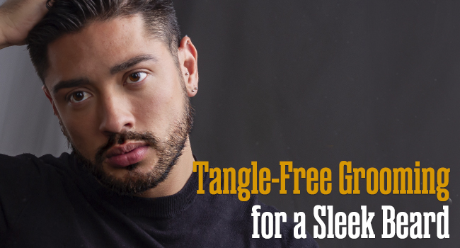 Tangle-Free Gromming for a sleek beard