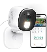winees Security Cameras Outdoor, Wired 2K Wi-Fi Cameras for Home Security, 2.4G Indoor Camera, Hu...