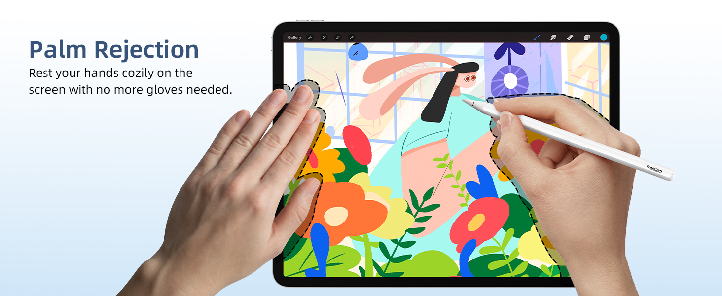 Full screen palm rejection