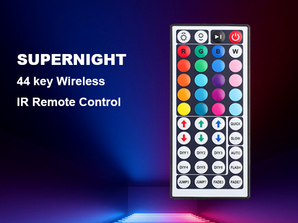 SUPERNIGHT RGB LED Light Strip Remote Controller