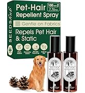 3-in-1 Pet Hair Remover Spray – Dog & Cat Hair Remover, Fabric Refresher, Odor Eliminator & Anti-...