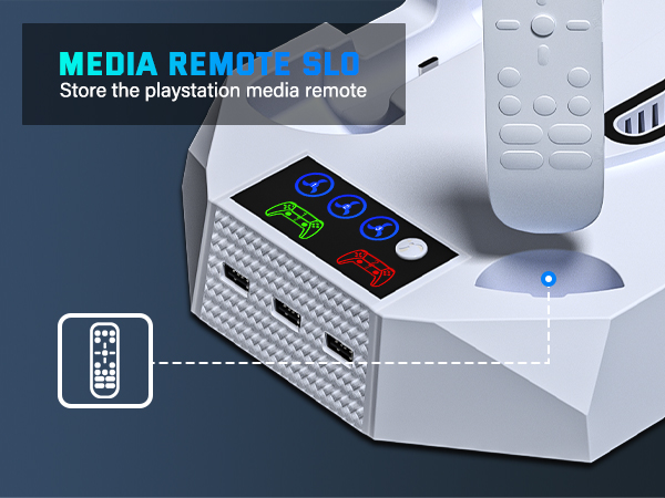 ps5 stand and cooling station with dual controller charging