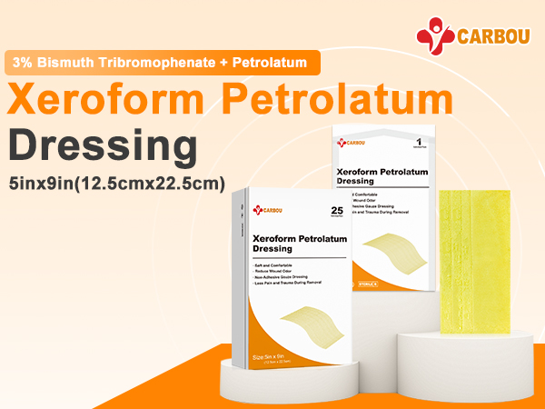 xeroform petrolatum dressing 5x9
