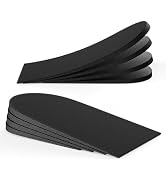 Adjustable Heel Lift Inserts for Shoes - Bukihome Orthopedic Shoe Lift for Uneven Legs 4 Layers H...