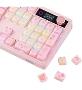 EPOMAKER JellyPaw Keycaps Set, 128-Key Cute Cat Keycaps for Gaming Keyboard | MAO Profile, ABS+PC...