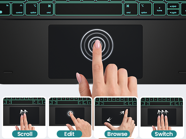 larger trackpad