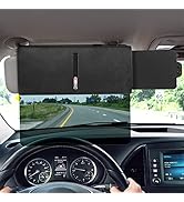 Veharvim Sun Visor Extender for Car (Polarized, Zipper Slider& Prevents Fingerprints, UV400, PC L...