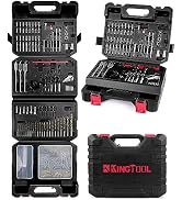 KingTool Drill Bit Set - 418 PCS Drill Bits, Drill Set & Drill Bit for Wood, Metal, Masonry, Ceme...