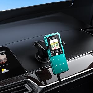 Small OTG Car MP3 Player with Bluetooth Auto Reconnect Zinc Alloy Speaker White Noise Voice Recorder