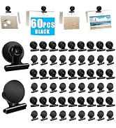 DIYMAG Magnetic Clips, 60 Pack Personalized Sculpture Photo Frame Collage for Pictures Holders He...