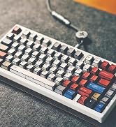 Retro PBT Keycaps - Japanese Manga Theme Keycaps Set, 141 Keys Cherry Profile Dye-Sub Custom Keyc...