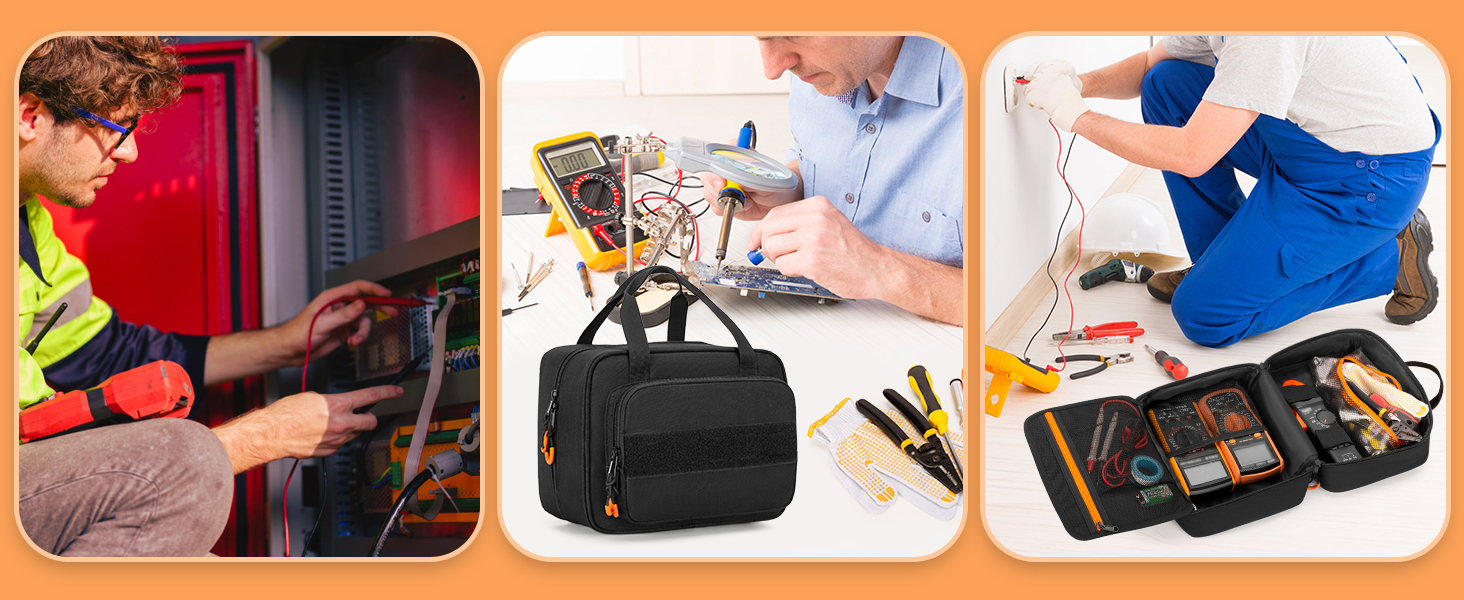 Tester Electrical Tools Bag Storage Holder
