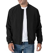 Rdruko Men's Lightweight Bomber Jacket Causal Fashion Stylish Windbreaker Light Jacket