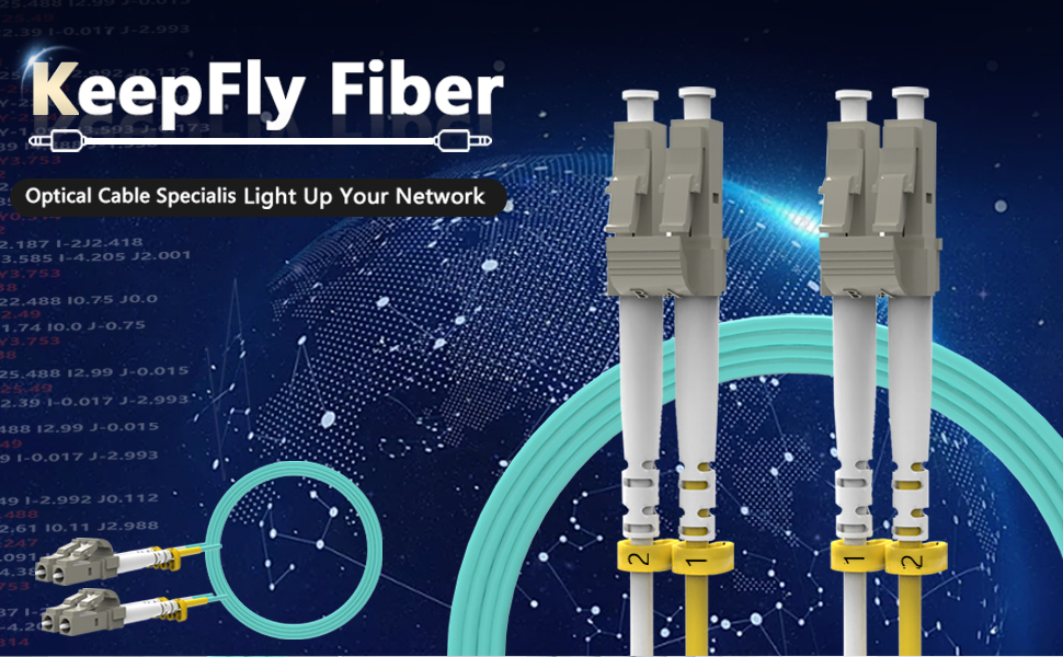 10Gtek;OM3 LC to LC Fiber Patch Cable;fiber optic cable;fiber patch cable;optical cable;sfp cable;