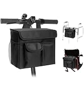 Boczif Mobility Scooter Bag, Electric Scooter Caddy Organizer Pouch, Electric Mobility Scooter Ba...