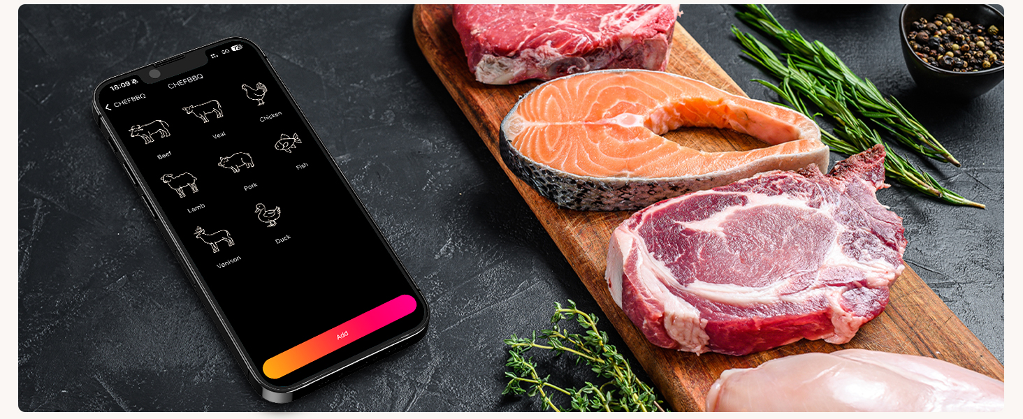 bluetooth meat thermometer