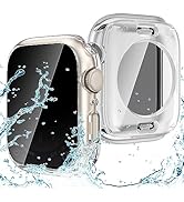 Goton 2 in 1 Privacy Waterproof Apple Watch Case for Series 6 5 4 SE/SE 2nd Screen Protector 44mm...