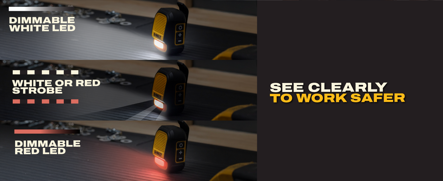 Next Gen DEWALT Speaker engineered to deliver clear, well-balanced audio