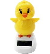 Solar Powered Dancing Chick, Solar Dancing Figurines, Solar Bobblehead Chicken, Solar-Powered Car...