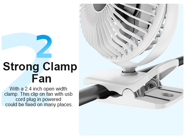 strong clamp fan