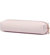 iSuperb PU Pencil Case Leather Pen Bag Slim Pencil Pouch Lovely Stationery Bag Portable Cosmetic ...