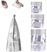 Reusable Aluminum Foil Storage Bags, 30 Count - Thick, Leak-Proof Stand-Up Bags with Resealable Z...