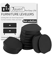 Jayen Rubber Shims 20 Pack – Heavy-Duty Non-Slip Furniture Levelers & Stackable Wedges for Tables...