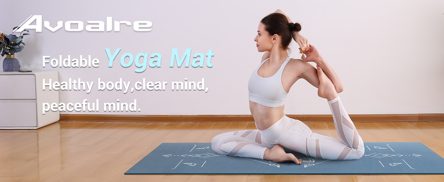 Avoalre Foldable Travel Yoga Mat