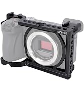 NICEYRIG Cage for Sony Alpha A6700 Mirrorless Camera, with QD Hole, NATO Rails and Cold Shoe Moun...