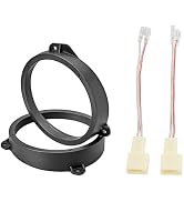 RED WOLF 6.5 Inch Door Speaker Adapter W/Wiring Harness Compatible with Subaru Impreza Crosstrek ...