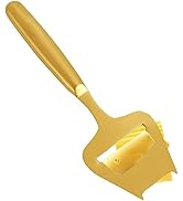 Blueden Cheese Slicer Golden Stainless Steel Cheese Cutters for Block Cheese, Cortador de queso, ...