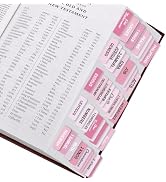 SKYDUE Bible Tabs, 100 Tabs, Laminated Bible Tabs for Women and Men, Bible Tabs for Study Bible, ...